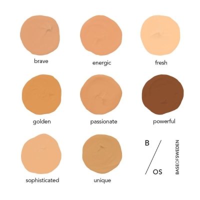 Base of Sweden Waterproof Full Coverage Foundation SPF 30 (Energetic) 30 ml
