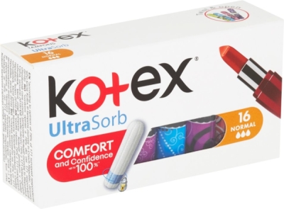 Kotex UltraSorb Normal tampony 16 ks