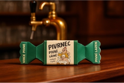 Pivrnec ručně vyráběné pivní toaletní mýdlo 30g