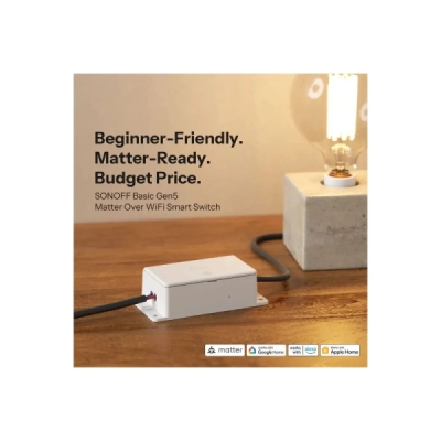 SONOFF BASIC-1GS Basic Gen5 chytrý spínač Matter přes Wi-Fi