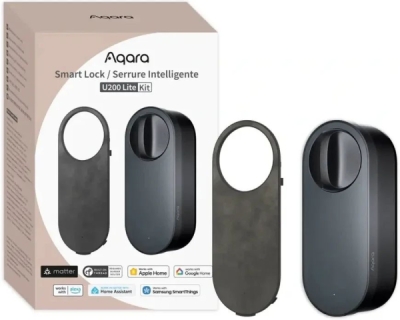 AQARA Smart Lock U200 Lite Kit (EL-D03D), Černý - Smart Zámek