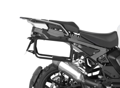 Kompletní sada bočních hliníkových kufrů SHAD 130.kitTERRAside-67B TERRA 36L/47L, včetně montážní sady SHAD BMW R 1300 GS Adventure