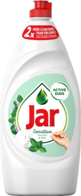 Jar Sensitive Tea tree & Mint prostředek na ruční mytí nádobí 900 ml