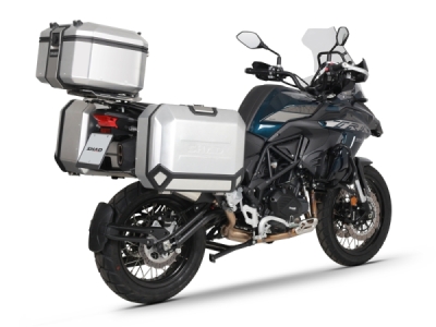 Kompletní sada hliníkových kufrů SHAD 130.kitTERRAbig48-57 TERRA, 48L topcase 47L/47L boční kufry, včetně montážní sady a plotny SHAD Benelli TRK 502 X 2022 -