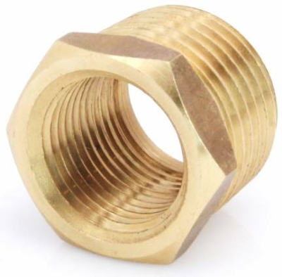 Redukce GZ – GW, mosazná, varianta 3/8"-1/4" – ASTA  MFP-45