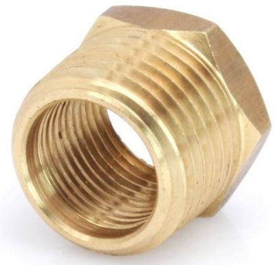 Redukce GZ – GW, mosazná, varianta 3/8"-1/4" – ASTA  MFP-45