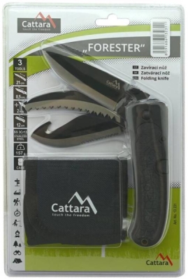 Nůž zavírací FORESTER 3in1 21cm Cattara 13231