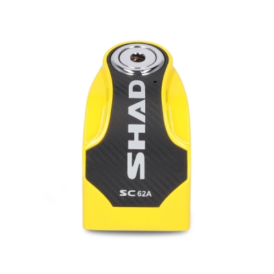 Zámek na kotouč SHAD SC62A C0S6203A žlutá pin 10mm