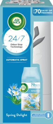 Air Wick Freshmatic difuzér a náplň do osvěžovače vzduchu jarní vánek 1 ks + 250 ml