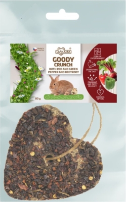 Bezobilné zeleninové srdce Goody Crunch 80 g