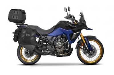 Kompletní sada adventure brašen SHAD 130.kitTR40side-149 TERRA TR40 a vrchní brašny TR50, včetně montážní sady SHAD SUZUKI V-STROM 800 DE
