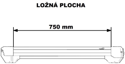 Nosič lyží Hakr pro 6 párů, uzamykatelný