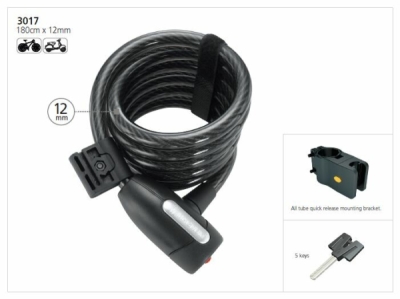 Zámek MAGNUM spirála 1850x12mm