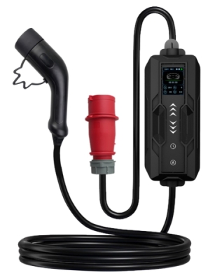 Cestovní nabíjecí stanice Immax pro elektromobily EV/PHEV AC Type 2 11 kW