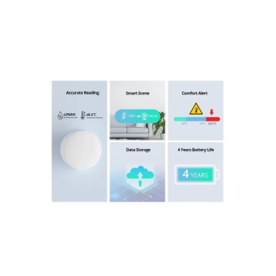 SONOFF SNZB-02P Zigbee senzor teploty a vlhkosti