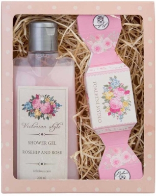 Dárková sada Victorian style - sprchový gel 200 ml, mýdlo 30g