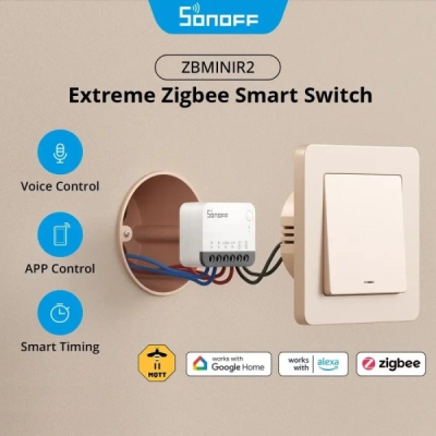 SONOFF ZBMINIR2 Extreme Zigbee Smart Spínač (Vyžaduje Neutrální Vodič)