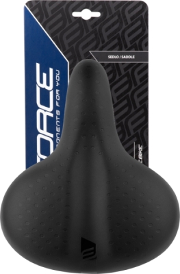 Sedlo FORCE VERA UNI turistické, s elastomerem