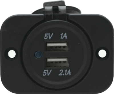 Compass zásuvka 2x USB 2,1A