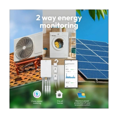 Aeotec Home Energy Meter 8 (ZWA046-C), tři svorky 60A - Z-Wave 3-fázový elektroměr