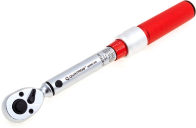 Momentový klíč 1/4" 5-25 Nm, zvýšená přesnost 3 %, s certifikátem - QUATROS QS59025