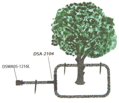 Zahradní zavlažovací kapací hadice 15m 1/2" AQUA-DROP BRADAS WAD1/2015