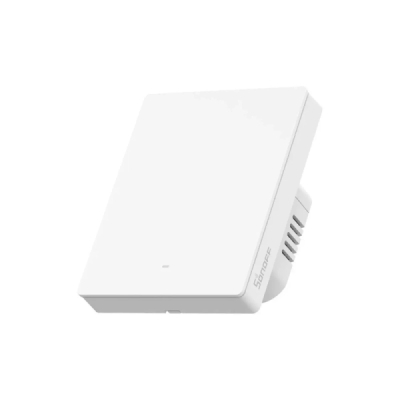 SONOFF ZBM5 SwitchMan Zigbee inteligentní nástěnný vypínač, 1-tlačítko, 80 mm (EU typ)