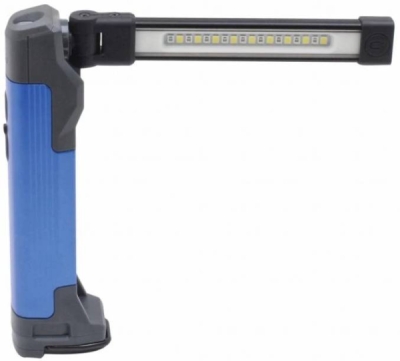 Dílenská montážní svítilna, COB LED, 400 lm, skládací, nabíjecí, s magnetem - ASTA A-GAL20C