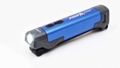 Dílenská montážní svítilna, COB LED, 400 lm, skládací, nabíjecí, s magnetem - ASTA A-GAL20C