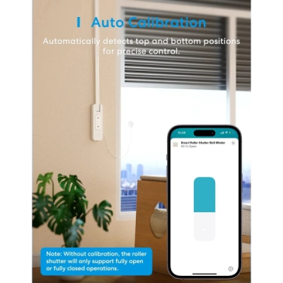 Meross Matter Smart Wi-Fi - navíječ pásu na rolety (MRS200MA)
