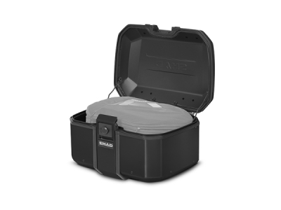 Vrchní hliníkový kufr na motorku SHAD Terra TR55 D0TR55200B PURE BLACK