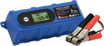Nabíječka baterií Compass mikroprocesor 3,8Amp 6/12V PB/GEL LCD display