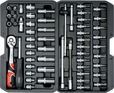 Sada nářadí gola 1/4" YATO 56 kusů YT-14501