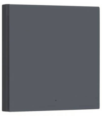 AQARA Smart Wall Switch H1 EU (WITH NEUTRAL, SINGLE ROCKER) - chytrý nástěnný přepínač, šedá