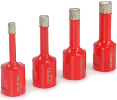Korunkový vrták diamantový, sada 6ks, 6-12mm MAR-POL M22596