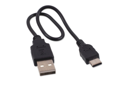 Obojek Dog Fantasy USB LED nylonový svítící S-M zelený 1,9x35-50cm