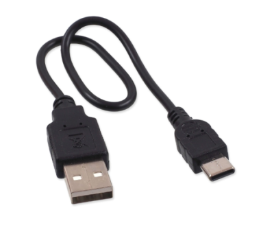 Obojek Dog Fantasy USB LED nylonový svítící S-M oranžový 1,9x35-50cm