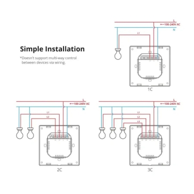 SONOFF SwitchMan Chytrý Nástěnný Vypínač M5 Matter, 2-tlačítko, 80 mm (EU typ)