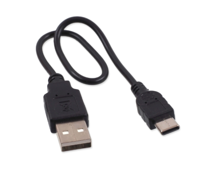 Obojek Dog Fantasy USB LED nylonový svítící M-L zelený 2,5x45-65cm