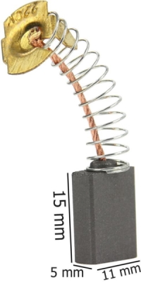 Náhradní uhlíky 5x11x15mm, 2ks MAR-POL