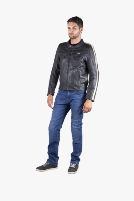 Klasická bunda iXS X73027-003-60H LD STRIPE X73027 černý 60H