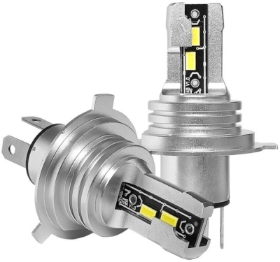 Compass žárovka LED CSP chip 12V H4 2ks