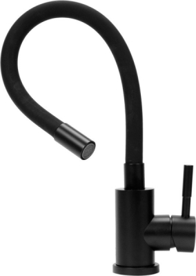 Baterie dřezová BLACK FLEXIBLE černá Fala TO-75775
