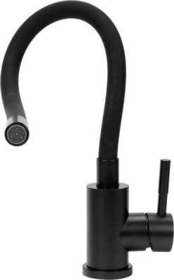 Baterie dřezová BLACK FLEXIBLE černá Fala TO-75775