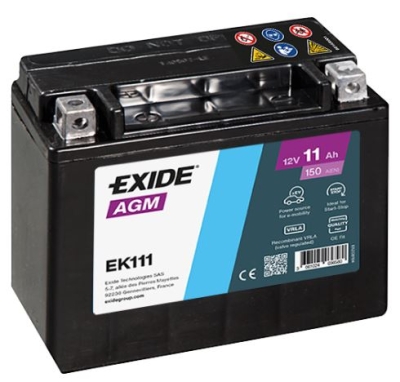 Autobatéria Exide AGM, 12V, 11Ah, 150A