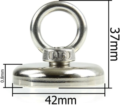Magnet neodymový 42mm/50kg MAR-POL