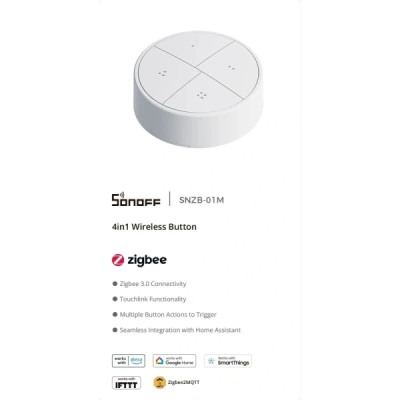 SONOFF SNZB-01M Orb 4in1 Zigbee Bezdrátové tlačítko