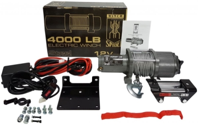 Elektrický lanový naviják 12V 1814kg 4000lbs MAR-POL M80801
