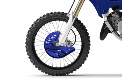 Kryt předního brzdového kotouče se spodním krytem vidlice POLISPORT 8155100003 červená cr04/černá