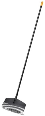 Fiskars hrábě na listí Solid M, s násadou